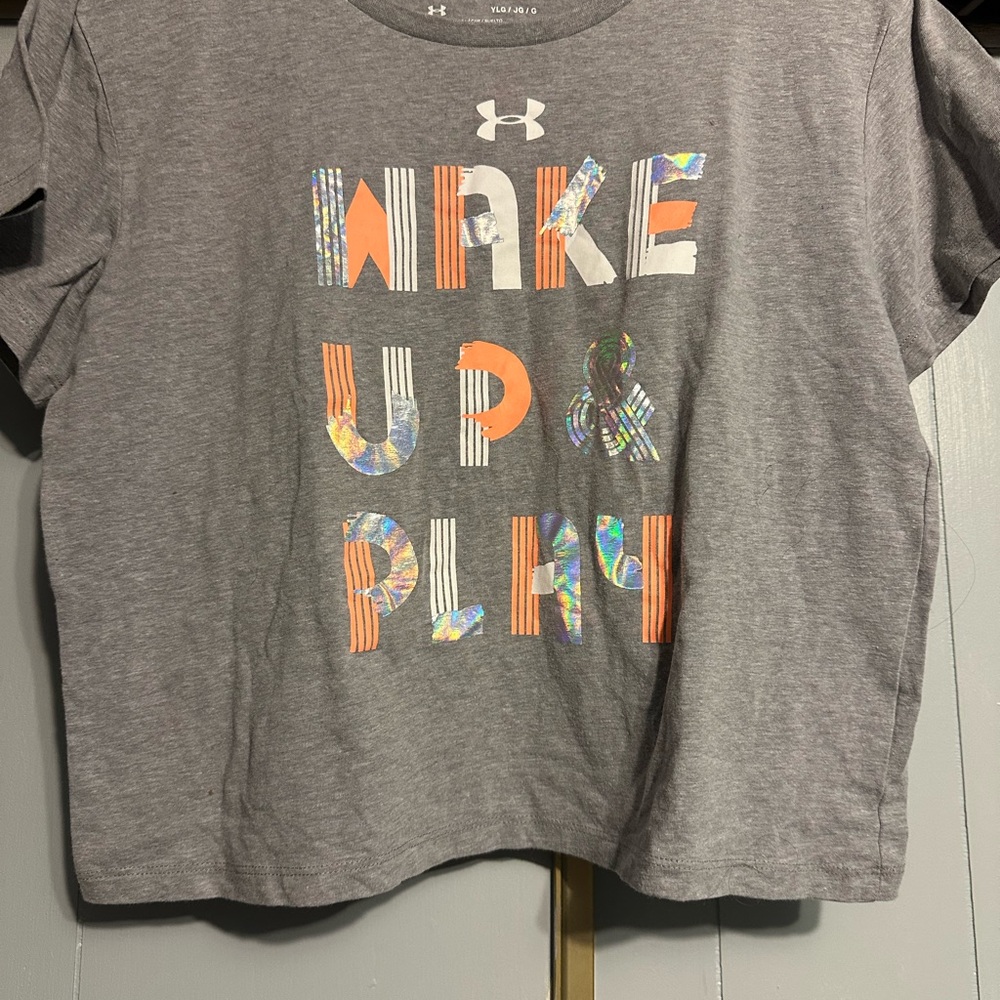 Under Armour Kids Gray Graphic T-Shirt